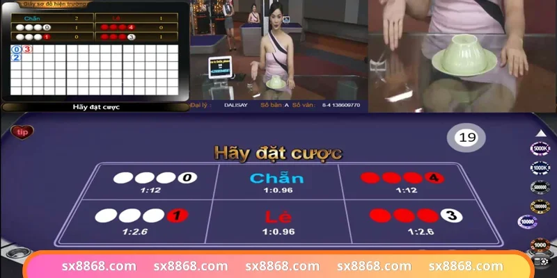 Bàn cược xóc đĩa online SX88 hợp pháp